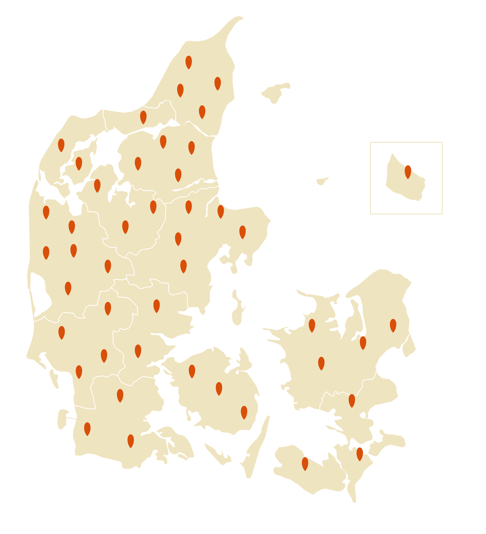 regioner og lokalforeninger